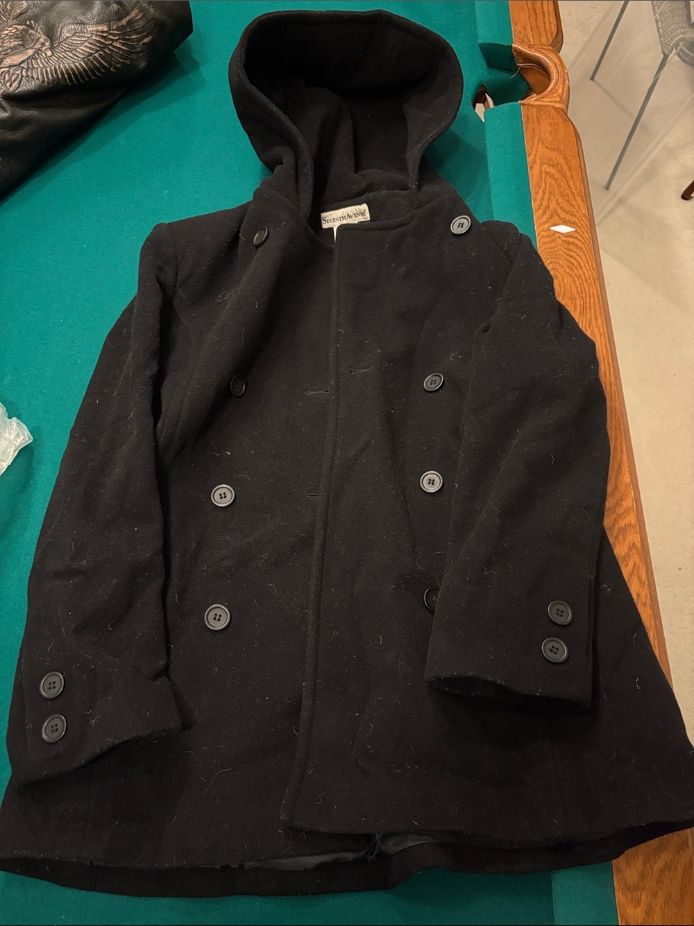 Seventh Avenue Wool Coat with Hood